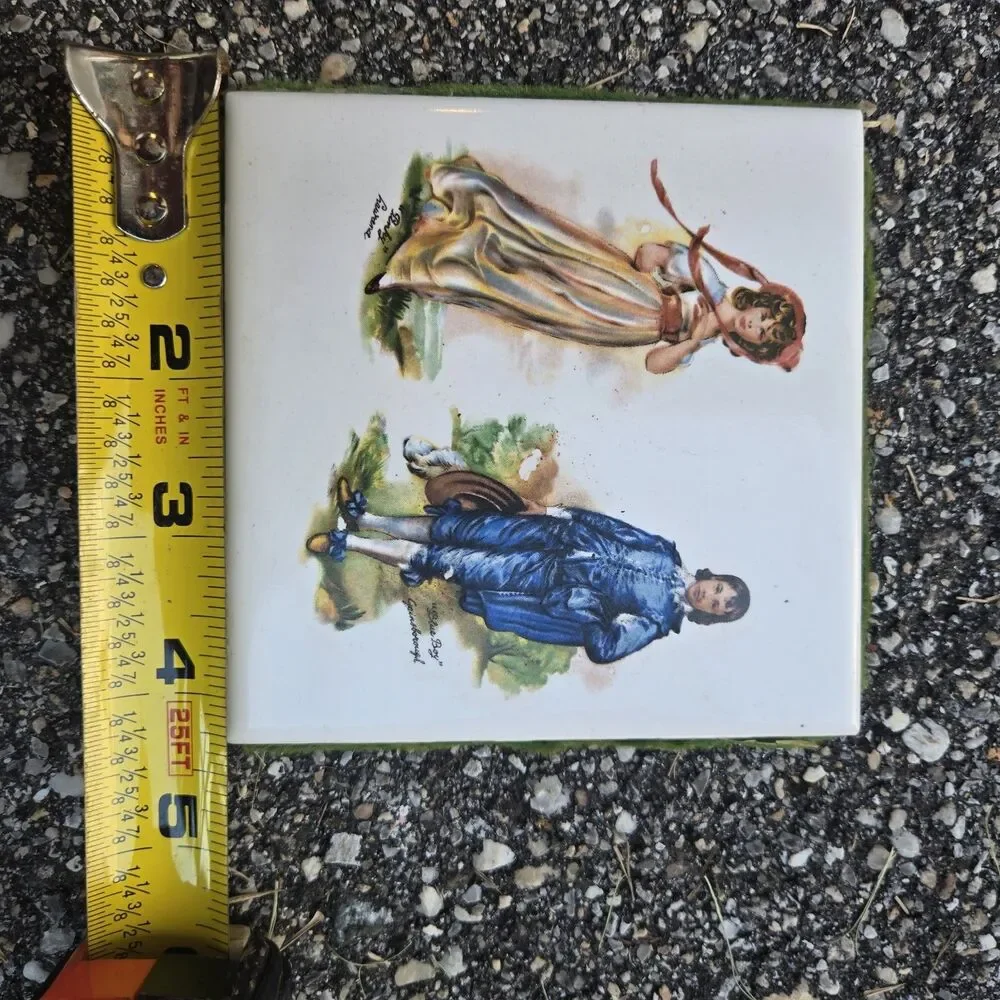 Ceramic Art Decorated VICTORIAN COUPLE 4.5